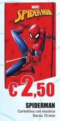 Casalandia Spiderman Cartellina con elastico offerta