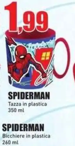 Casalandia Spiderman Tazza in plastica offerta