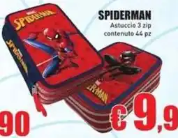 Casalandia Spiderman Astuccio 3 zip offerta