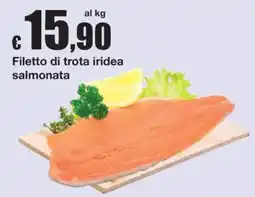 Sì con te Filetto di trota iridea salmonata offerta