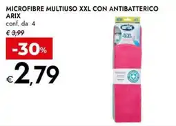 Bennet Microfibra multiuso XXL con antibatterico Arix offerta