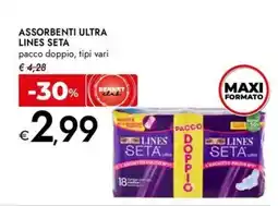 Bennet Assorbenti ultra lines seta offerta