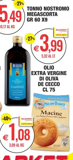 Olio extra vergine di oliva De Cecco classico