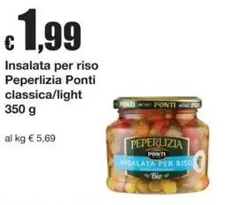 Sì con te Insalata per riso Peperlizia Ponti offerta