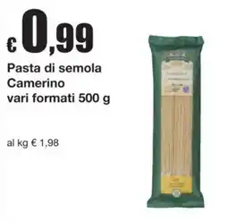 Sì con te Pasta di semola Camerino offerta