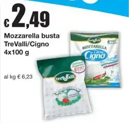 Sì con te Mozzarella busta TreValli/Cigno offerta