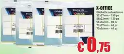 Casalandia Etichette autoadesive X-OFFICE offerta