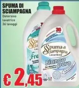 Casalandia Spuma di sciampagna detersivo lavatrice offerta