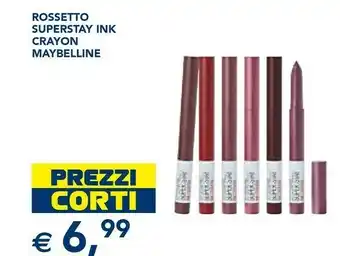 Rossetto superstay ink crayon