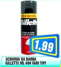 Punto Vigas Schiuma da barba Gillette ML offerta