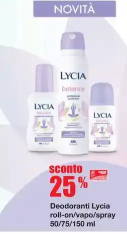 Sì con te Deodoranti Lycia offerta