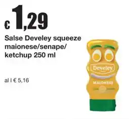Sì con te Salse Develey squeeze maionese offerta