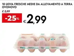 Bennet Uova fresche medie da allevamento a terra Ovonovo offerta