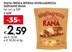 Bennet Pasta fresca ripiena sfogliagrezza Giovanni Rana offerta