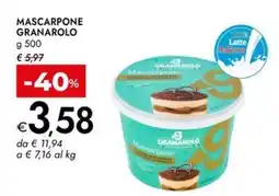 Bennet Mascarpone Granarolo offerta