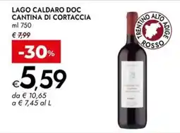 Bennet Lago Caldaro DOC Cantina di Cortaccia offerta