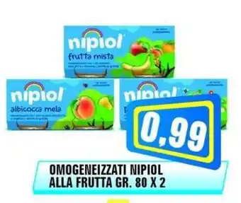 Punto Vigas Omogeneizzati Nipiol alla frutta offerta