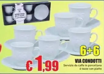 Servizio da caffè in porcellana