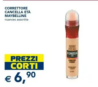 Esselunga Correttore cancella età offerta