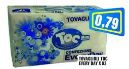 Punto Vigas Tovaglioli Toc offerta