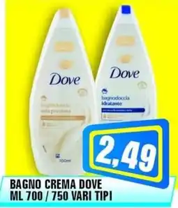 Punto Vigas Bagno crema Dove offerta