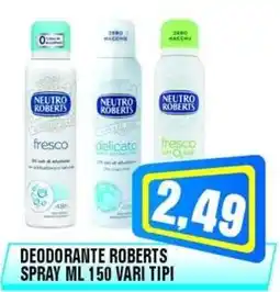Punto Vigas Deodorante Roberts Spray offerta