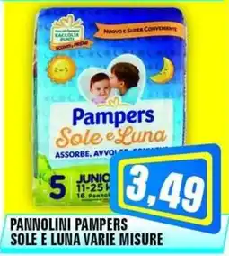 Punto Vigas Pannolini Pampers Sole e Luna offerta