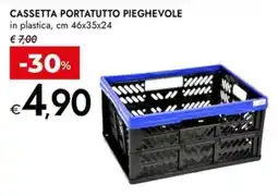 Bennet Cassetta portatutto pieghevole offerta