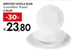Bennet Servizio tavola Elise offerta