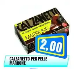 Punto Vigas Calzanetto per pelle marrone offerta