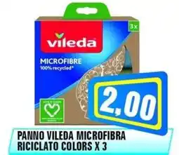 Punto Vigas Panno Vileda Microfibra Riciclato Colors offerta