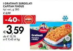 Bennet Gratinati Findus offerta