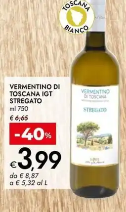 Bennet Vermentino di Toscana IGT Stregato offerta