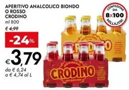 Bennet Aperitivo analcolico biondo o rosso Crodino offerta