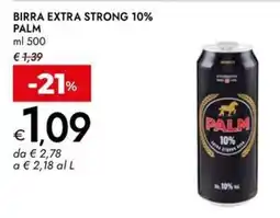 Bennet Birra extra strong Palm offerta