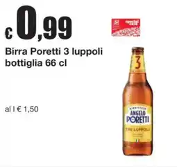 Sì con te Birra Poretti 3 luppoli offerta