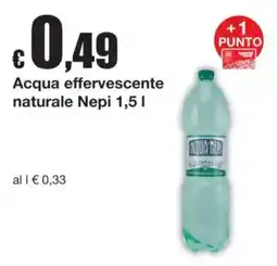 Sì con te Acqua effervescente naturale Nepi offerta