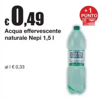 Acqua effervescente naturale Nepi