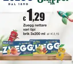 Sì con te Zuegg nettare offerta