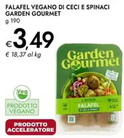 Bennet Falafel vegano di ceci e spinaci Garden Gourmet offerta