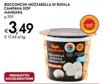 Bocconcini mozzarella di bufala campana dop mandara