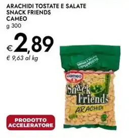 Bennet Arachidi tostate e salate snack friends cameo offerta