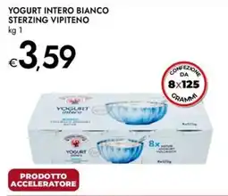 Bennet Yogurt intero bianco Sterzing Vipiteno offerta