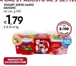 Bennet Yogurt super mario danone offerta