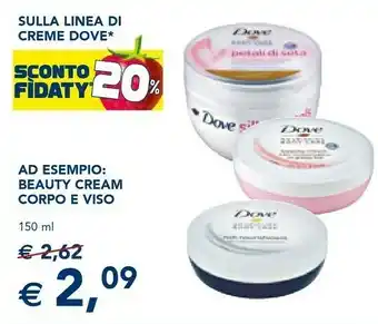 Esselunga Beauty cream corpo e viso offerta