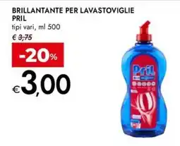Bennet Brillantante per lavastoviglie Pril offerta