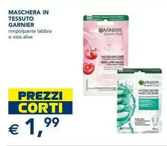 Esselunga Garnier maschera in tessuto offerta