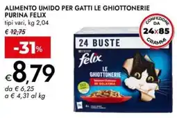 Bennet Alimento umido per gatti Le Ghiottonerie Purina Felix offerta