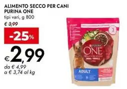 Bennet Alimento secco per cani Purina One offerta