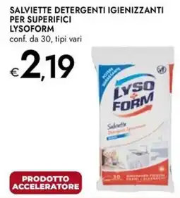 Bennet Salviette detergenti igienizzanti Lysoform offerta